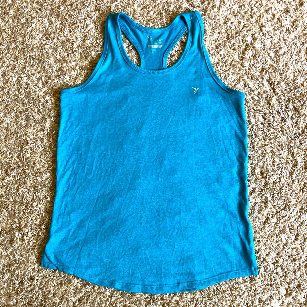 Old Navy Active Y back tank top teal XL/14